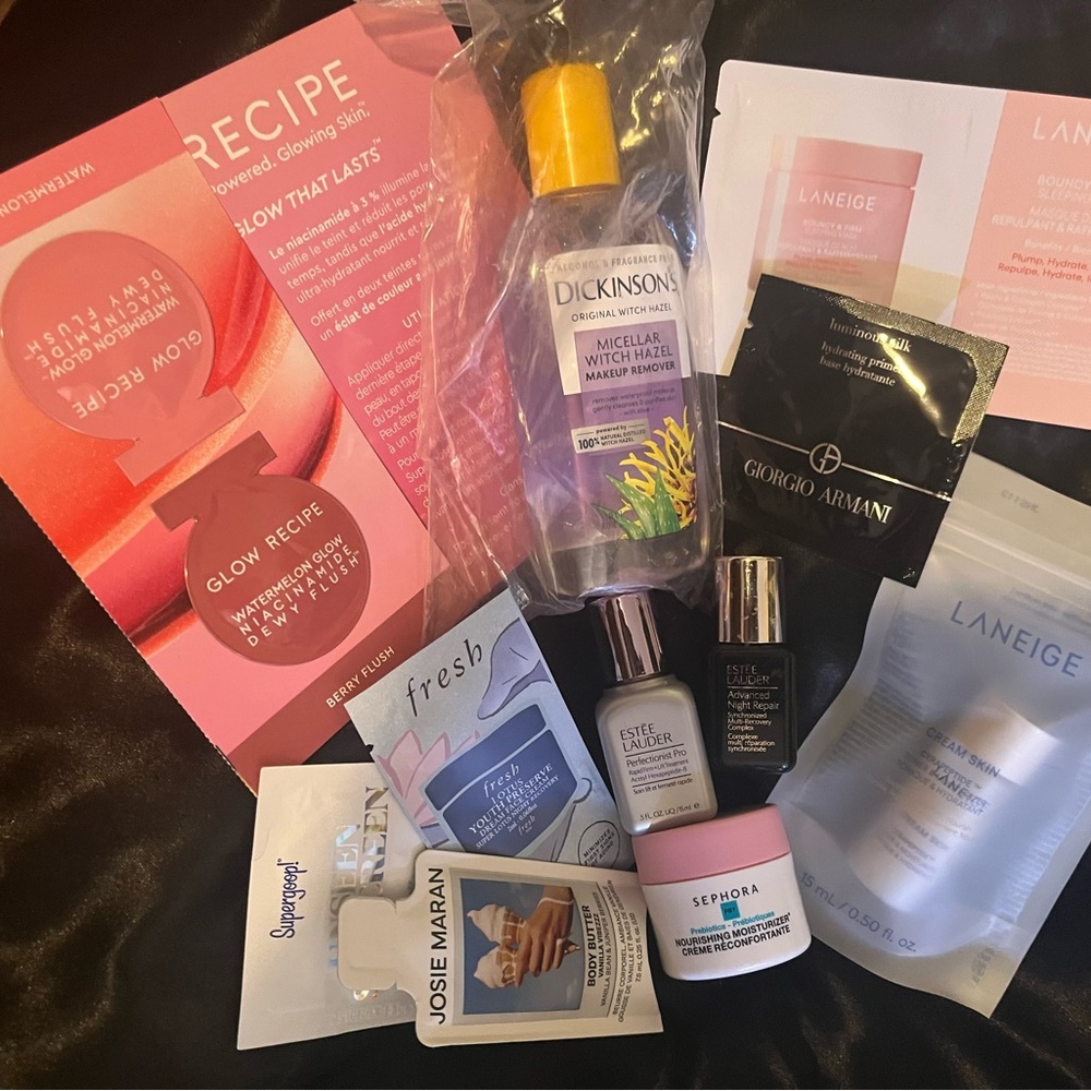 Skincare and Beauty Sample Set